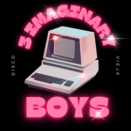 Three Imaginary boys DJ show logo 2022