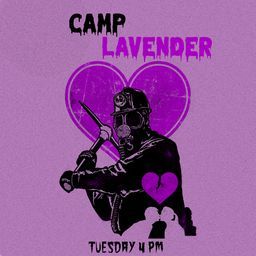 Camp Lavender DJ show logo 2022
