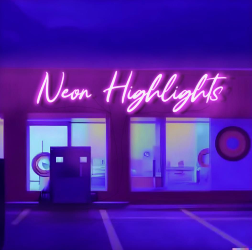 Neon Highlights DJ show logo 2022