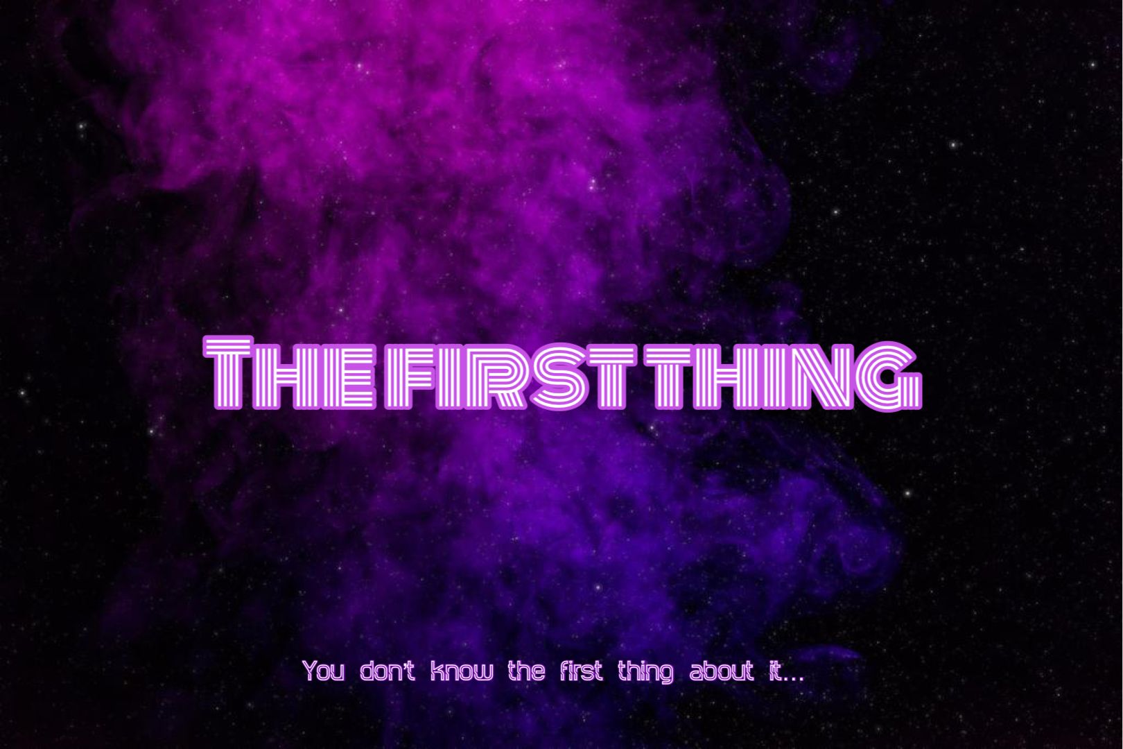 the first thing DJ show logo 2022