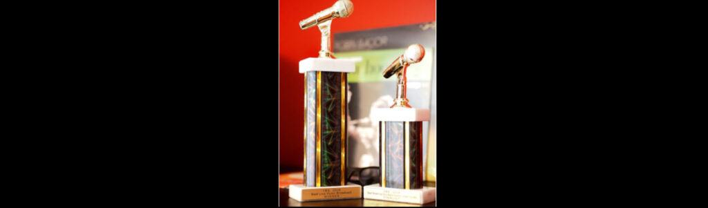 IBS awards trophy banner